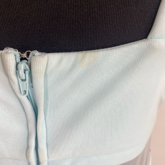 City Studio Baby Blue Long Dress - Picture 4 of 6